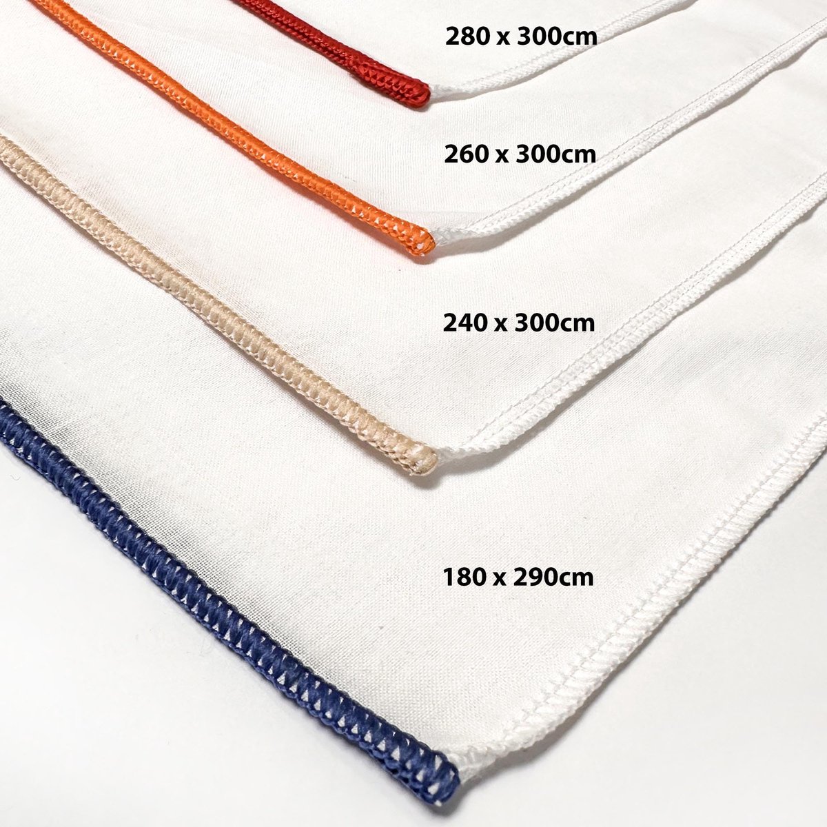 SnelShoppen - Bedlaken 280x300 cm, Polykatoen Percal, Ideaal voor Seizoensverhuur, Hotellerie, Luxe Linnen, Comfortabel en Duurzaam, Perfect voor Elke