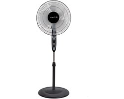 Vloerstaande Ventilator - Staan Ventilator - Verkoeling Zomer - 3 Snelheden - 40 cm Bladen - Zwart