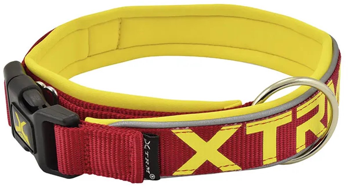 Nayeco X-trm Neon Flash Hondenhalsband Rood 38 mm x 50-70 cm