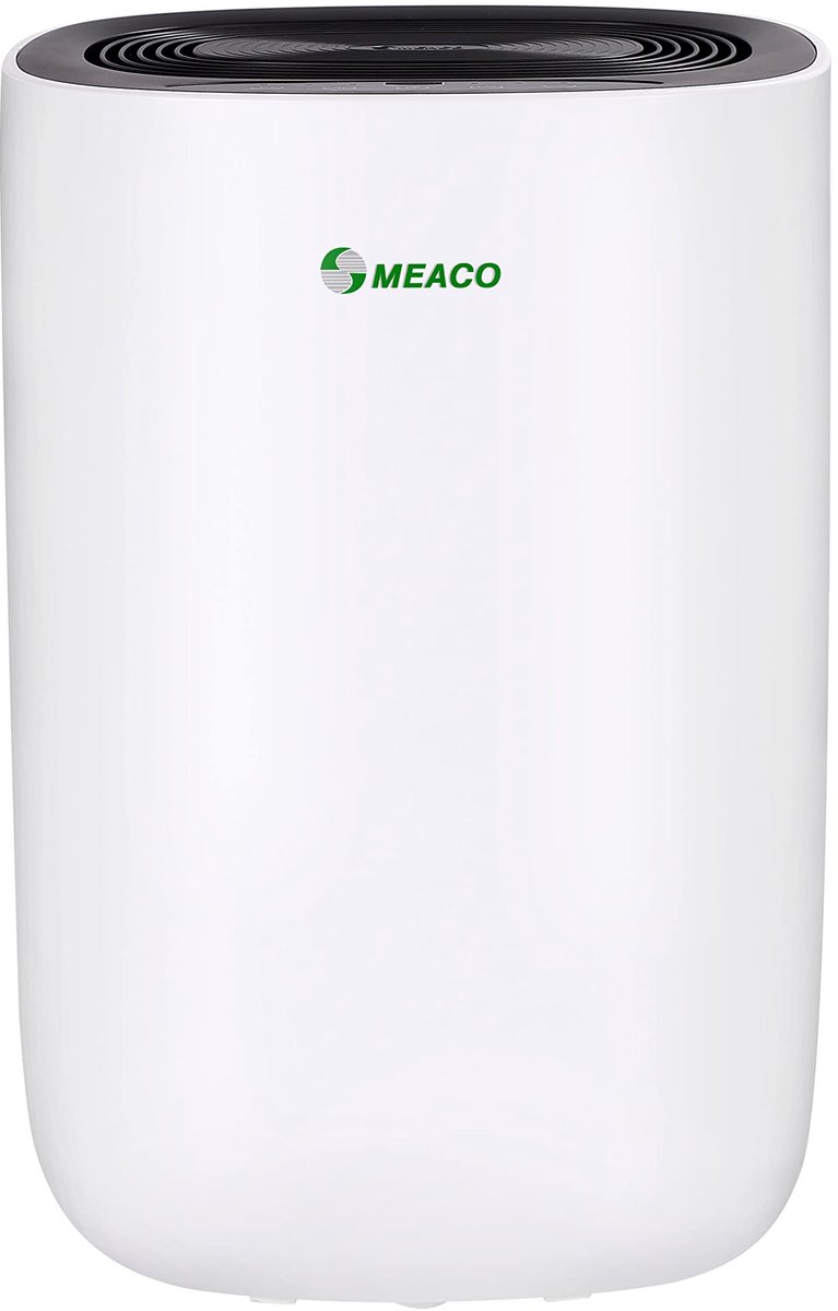 SnelShoppen - Meaco Dry ABC 12LB Luchtontvochtiger, Stil 35 dB, Compact Design, Laag Stroomverbruik, Ideaal voor Woonkamer, Badkamer, Kelder, en Keuke