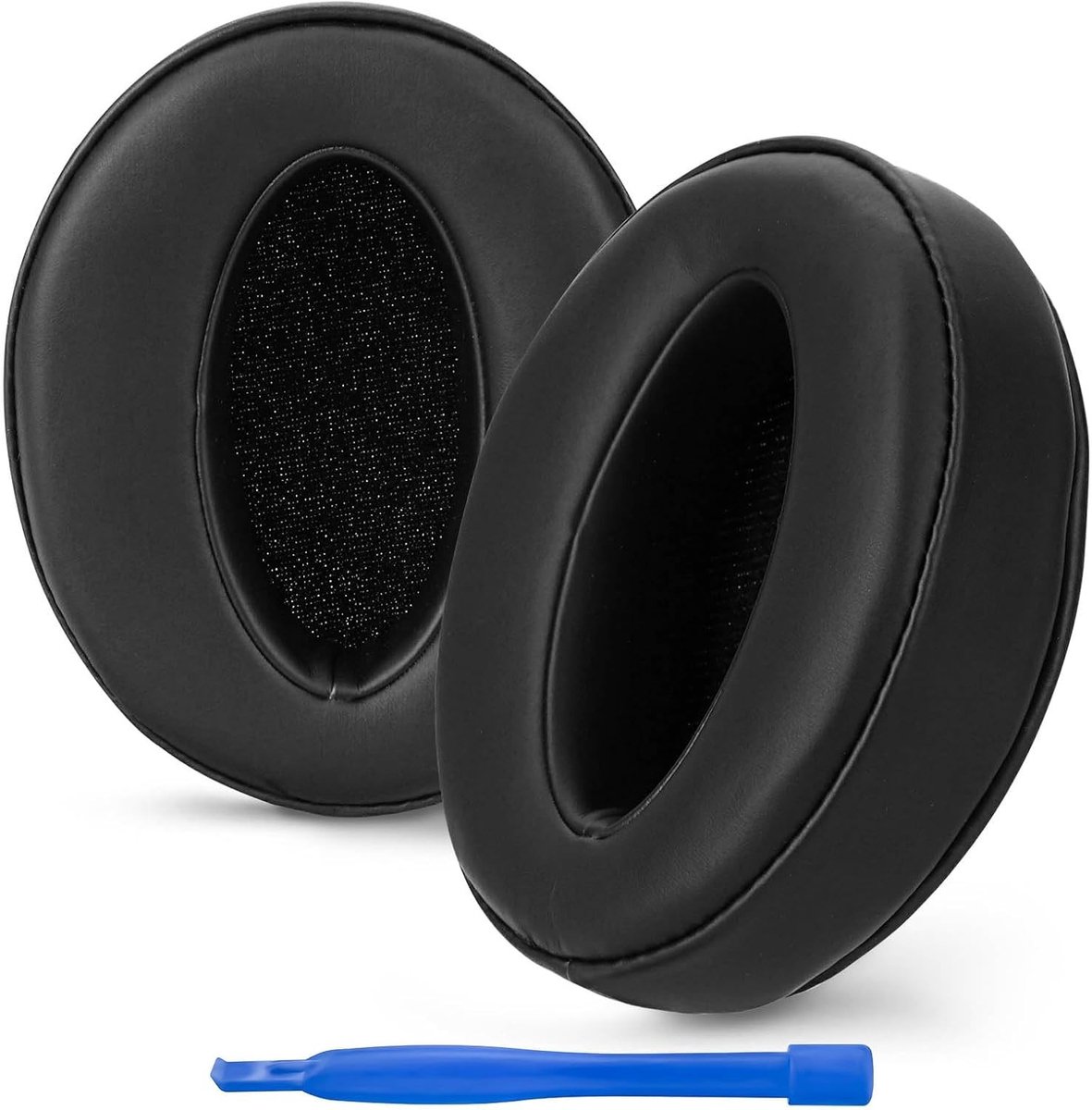 Vervangende Oorkussens voor Sennheiser HD4.50BT, HD4.40BT, HD4.30G, Comfortabele Oorkussens van Kunstleer, Ideaal voor Hoofdtelefoons, Zwart