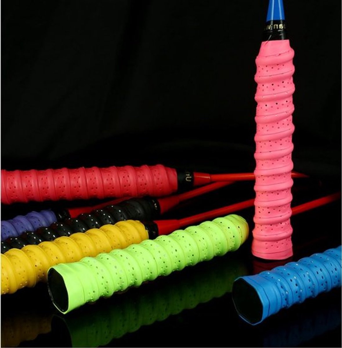 Set van 20 Racket Grips voor Tennis, Badminton en Squash - Verbeter je Grip met Niet-Slip en Absorberend Grip Tape in Diverse Kleuren
