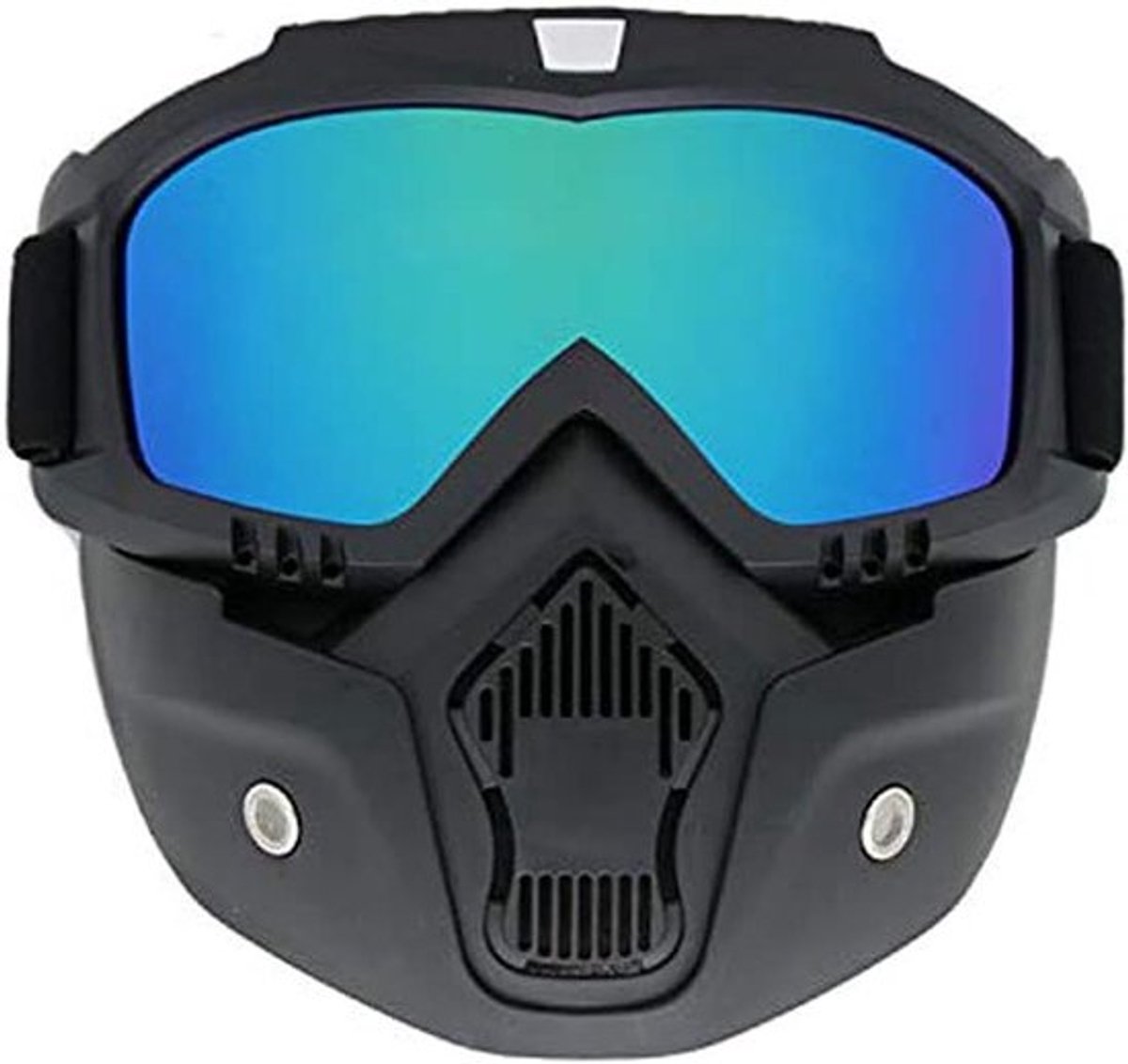 Goggle Mask - Bescherming tegen wind, sneeuwblindheid en UV-straling voor skiën en bergwandelen met verwijderbaar masker