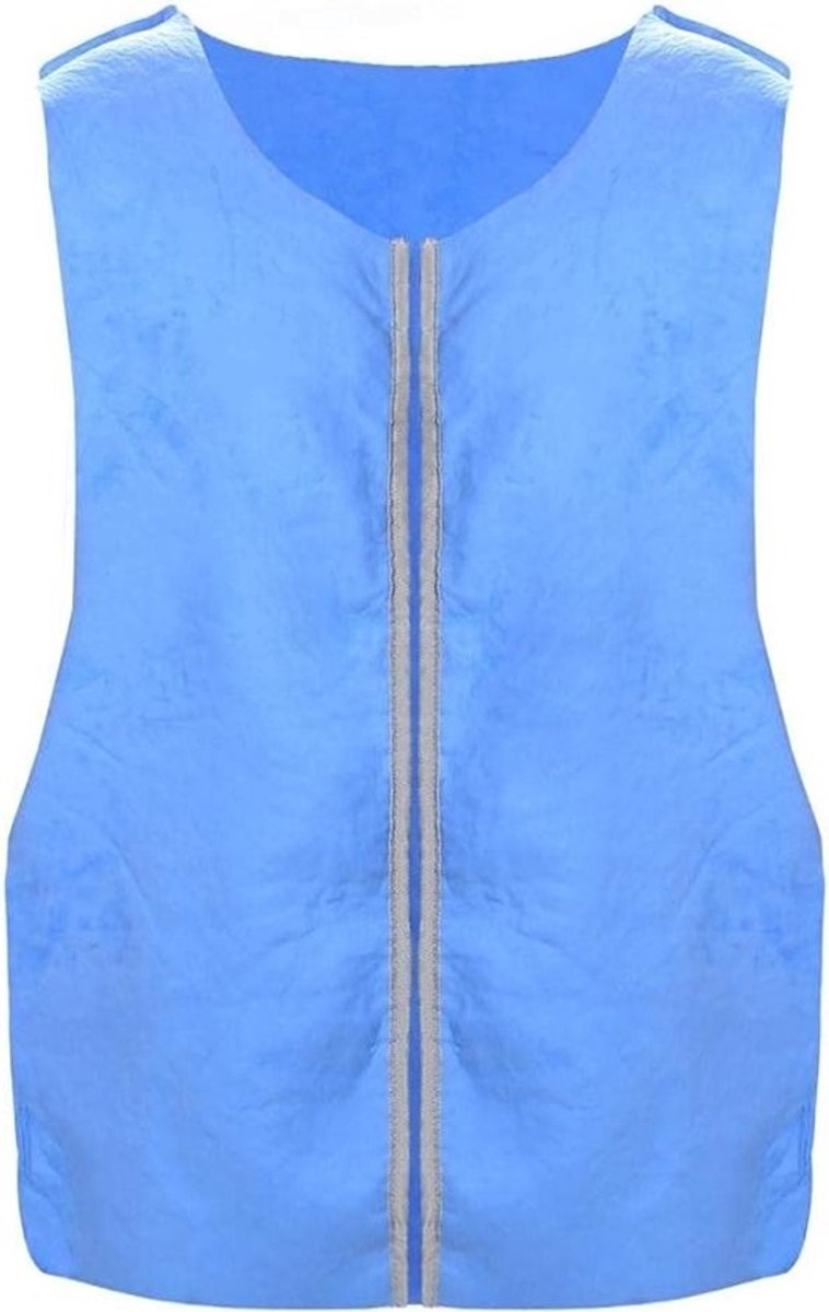 Unisex Zomer Koelvest met IJscompartiment, Ideaal voor Sporten, Vissen en Fietsen, Lichtgewicht en Ademend
