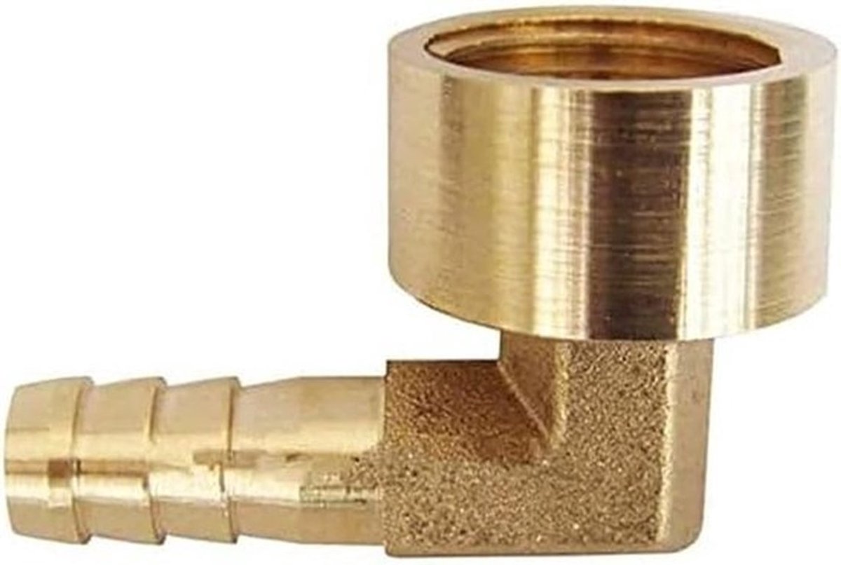 Weerhaak Slang Fitting Messing Elleboog Pijp Connector 12mm 1/2 "BSP Vrouwelijke Draad Adapter 90 Graden - Messing Connector voor Prikkeldraad StringComparison3040Randperm.gravityUsingEncodingAdaptergezorption950inerGradeng.leAssembler.