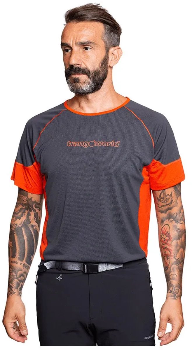 Trangoworld Rapi T-shirt Met Korte Mouwen Grijs S Man