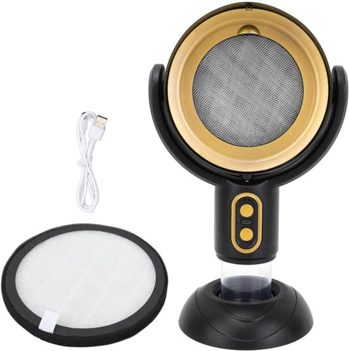 Draagbare Keukenafzuigventilator met 2 Snelheden en Negatieve Ionen, USB Voeding, Compact