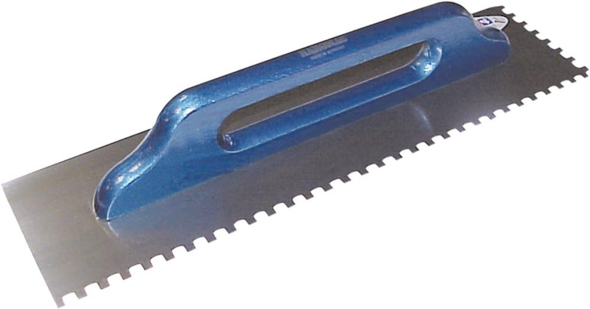 SnelShoppen - Zwitserse Stijltang 6x6 mm Getand Roestvrij met Houten Handvat - Ideaal voor Tuin en Keuken - 500 x 130 mm