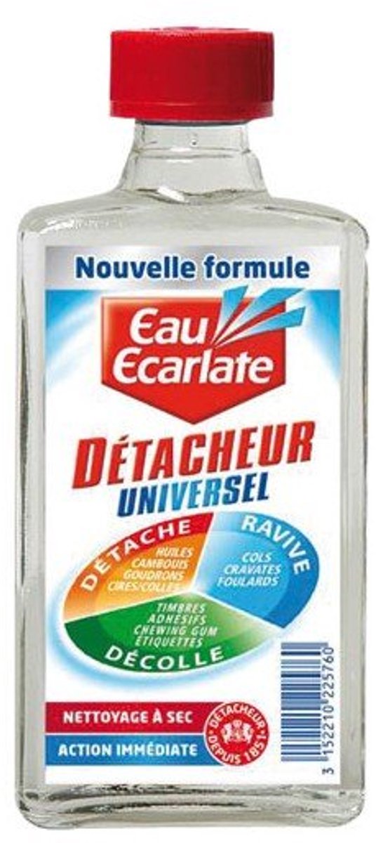 SnelShoppen - Eau Ecarlate Universele Vlekverwijderaar 250 ml - Krachtige en Effectieve Vlekverwijdering voor Kleding, Tapijt en Textiel - Ideaal voor
