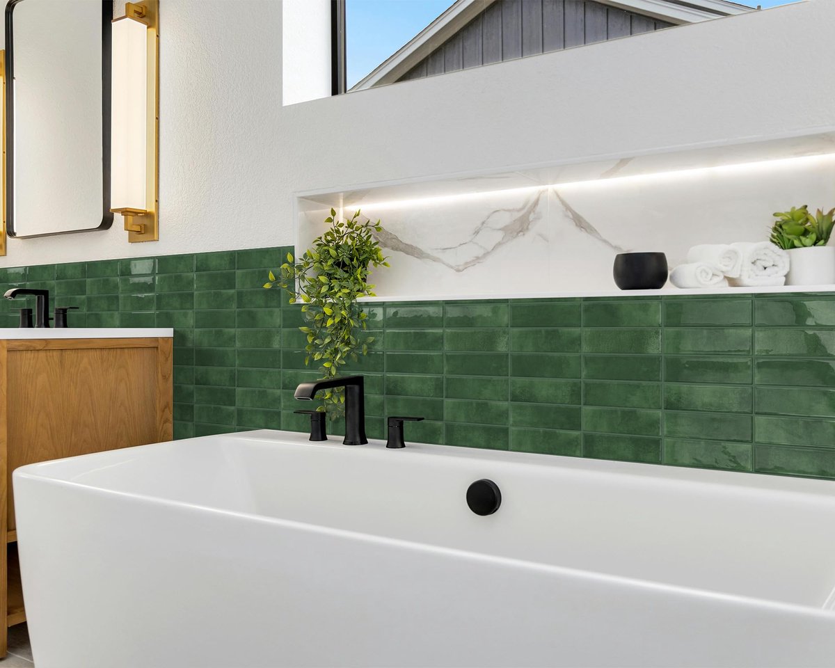 SnelShoppen - Zelfklevende Tegels Plaktegels Wandtegels Tegelstickers 10 Vellen Voor Keuken, Badkamer, Woonkamer, Eenvoudige Aanbrengen, Modern Design