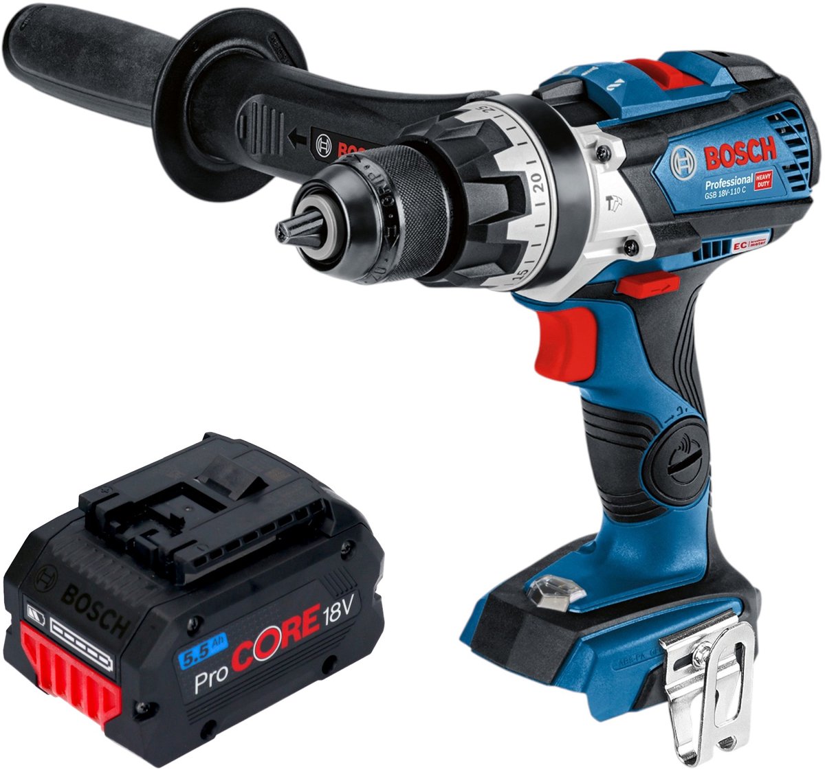 Bosch GSB 18V-110 C,'doos, solo ( 06019G0309 )