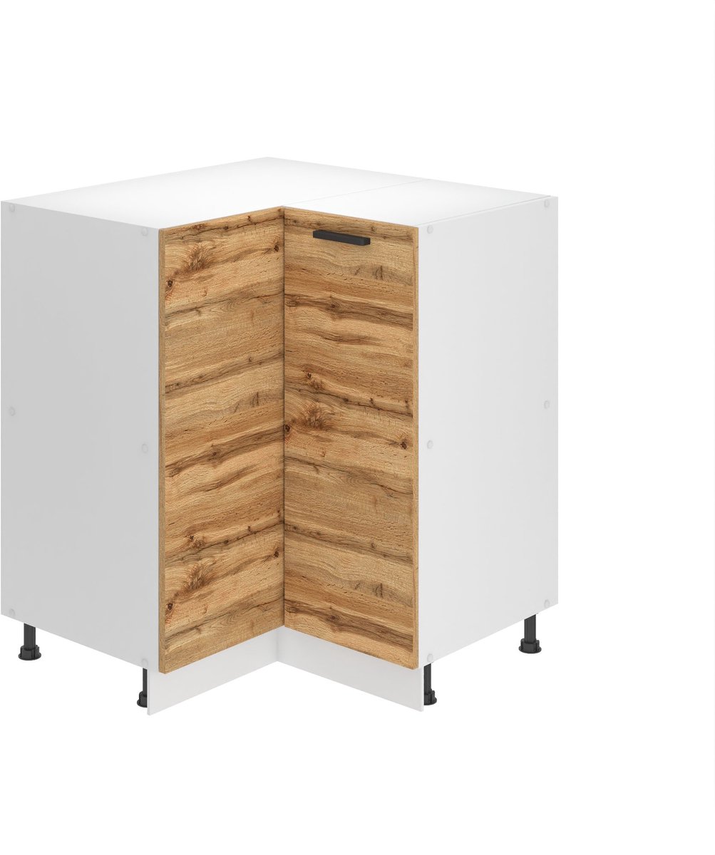 BELINI Hoekonderkast SNP 90 cm met 1 Deur - Wotan Eiken