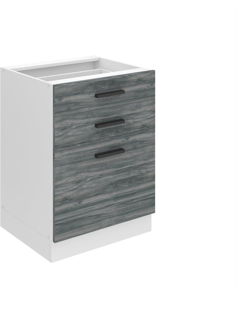 BELINI Keukenonderkast SDSZ 60 cm met Laden - Glamour Wood
