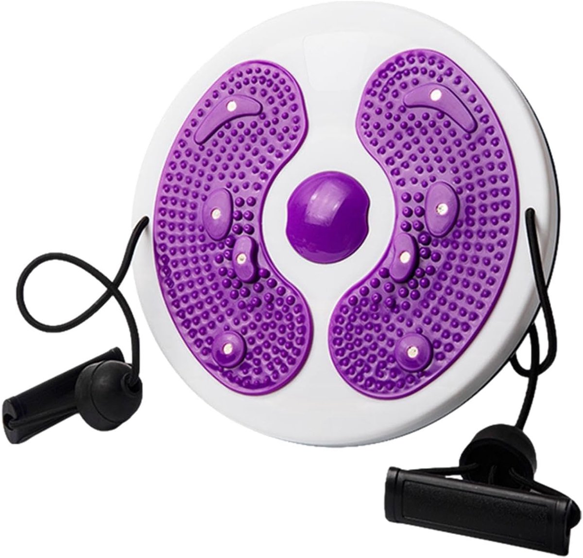 Taille Schijf - Draaiplateau Lichaam - Fitness en Vorming - Acupunctuur Massage - 30 cm - Paars