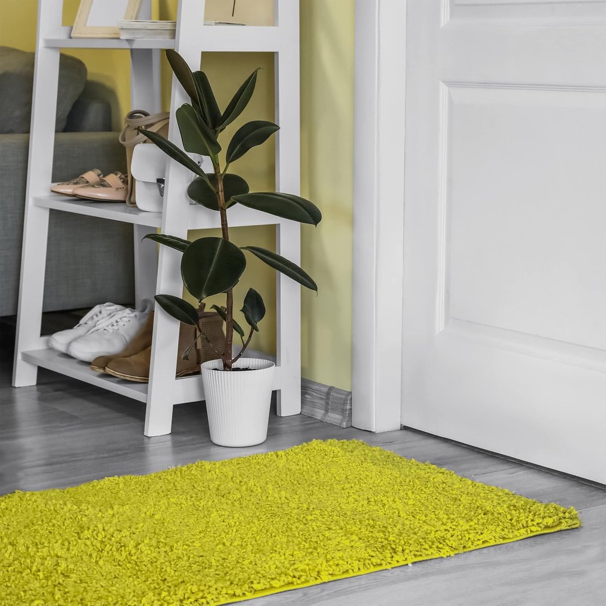 Shaggy Runner - Lange Vloerbedekking - Gang Decoratie - Zacht Hoge Pool - 80x200cm - Groen