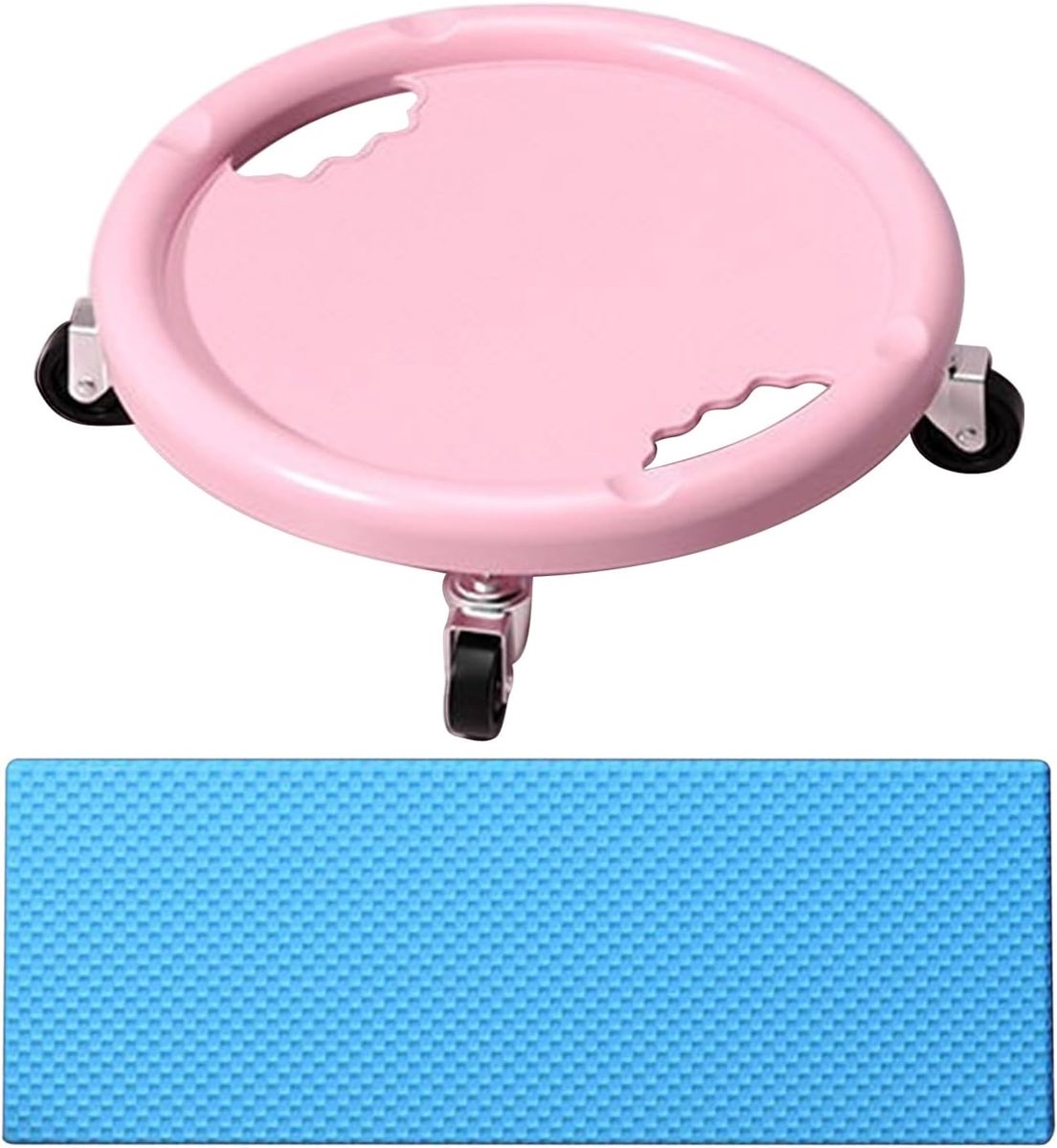 Buikspierwiel - Core Trainer - Thuis trainen - Stil 360 graden wiel - 318 cm - Roze