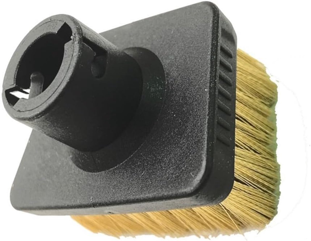 Stoomreiniger Borstel - T-borstel Accessoire - Grondige Vloerreiniging - Ergonomische Handgreep - 37 cm Lengte - Zwart