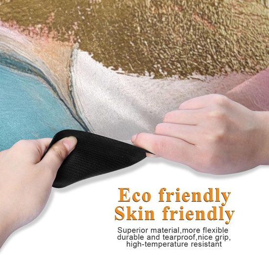 Opvouwbare Yogamat - Fitness Mat Yoga Handdoek - Thuis Sporten - Antislip Natuurrubber - 180 x 66 cm — afbeelding 5