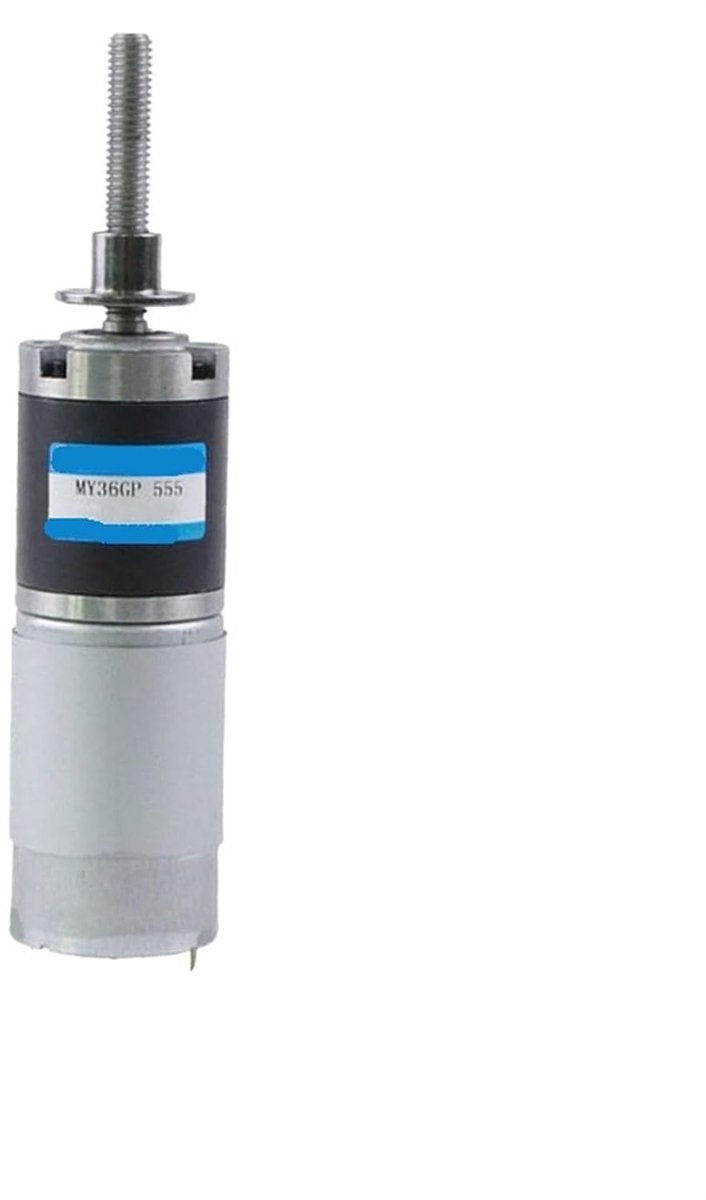 Planetaire Motor - DC Aandrijving - Industriële Automatisering - Compact Hoog Koppel - 36mm As - Zilverkleurig
