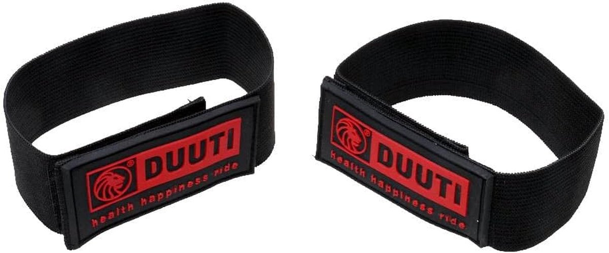 Fietsbroek Band - Broekband Fietsen - Kleding Beschermen - Verstelbaar Klittenband - 31 x 3.8 cm - Zwart