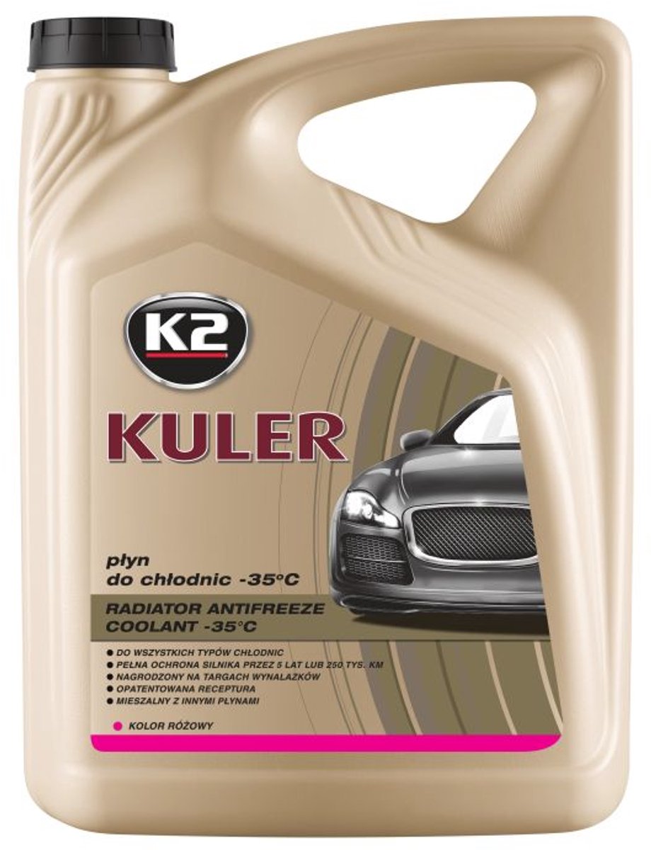 K2 K205R Antivries -35°C 5L Geavanceerde Technologie Roze
