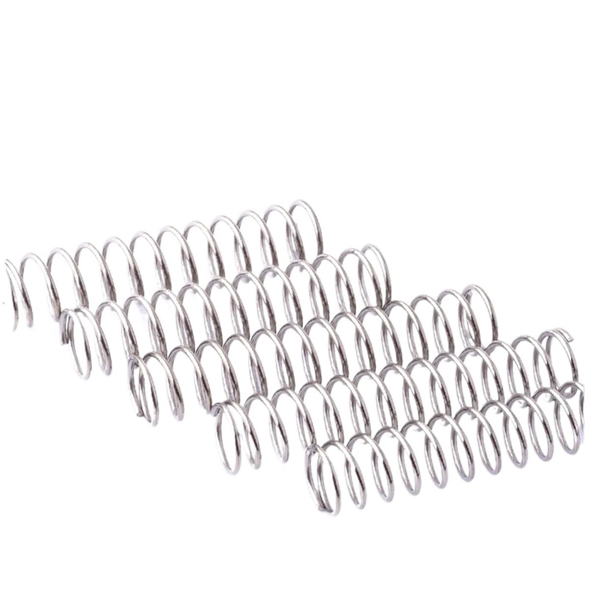 Drukveer - Compressieveer - Reparatie en Onderhoud - Roestvrij Staal - 100 mm - Zilver
