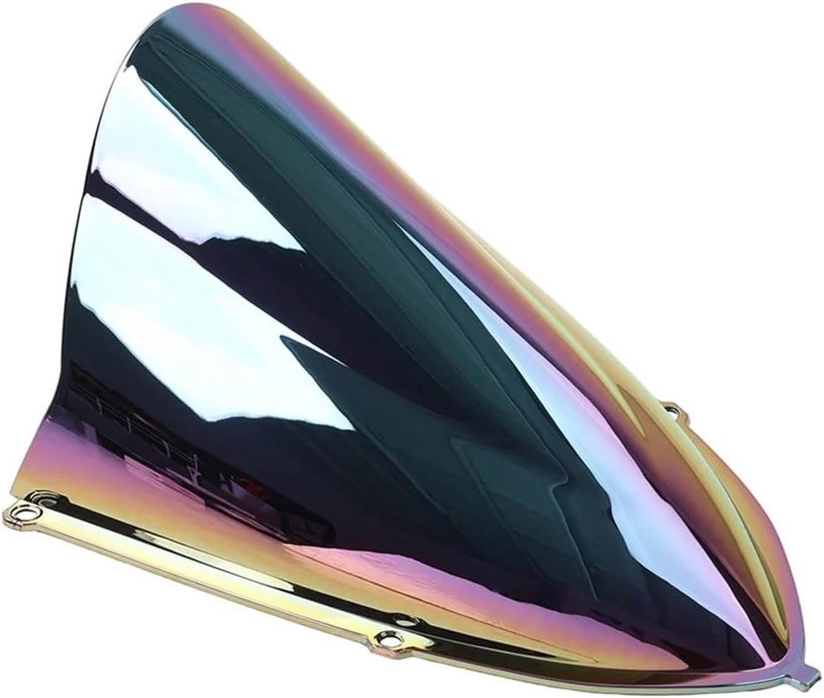 Motorfiets Voorruit - Windscherm Deflector - Comfortabel Rijden - Slagvast PC-kunststof - 1x1x1 cm - Dark-Iridium