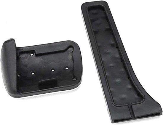 Pedaalhoezen Auto - Gaspedaalhoes Rempedaal - Auto Interieur - Antislip Rubber - Set van 2 - Zwart Rood — afbeelding 4