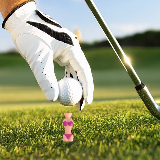 Dailygoods - Golf tees grappige dames bikini 5 stuks 76 mm / 3 inch grappige golf tees meisjes golf tees dames golf tees kunststof golf tees voor mannen vrouwen golftraining golf accessoires golf oefeningen — afbeelding 4