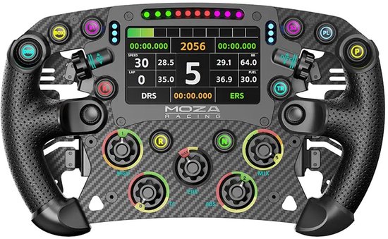 MOZA R12 V2 + FSR2 Wheel + MBooster Pedal Set - Complete Direct Drive Sim Racing Bundle 12Nm - Professionele PC Race Setup van Moza — afbeelding 5