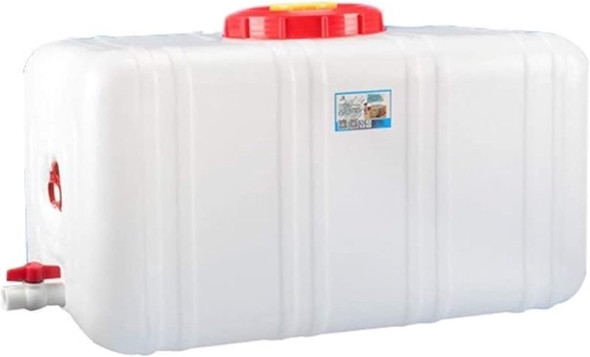 Opslagtank Watercontainer - Grote Watertank - Buiten Drinkwater - Voedselveilig PC Materiaal - 150 Liter - Transparant