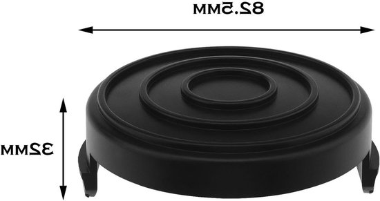 2 Stuks Spoel Covers Geschikt voor Gardenline GLR GLT en Einhell GC-ET 4530 Grastrimmer Onderdelen voor Vervanging en Onderhoud — afbeelding 3