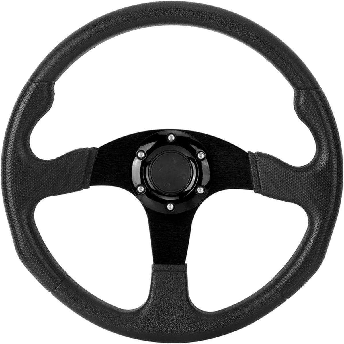 Diepgaande Racing Stuurwiel 350mm - Universeel 6-Bolts Accessoire voor Auto's, Perfect voor Interieur en Exterieur Aanpassingen