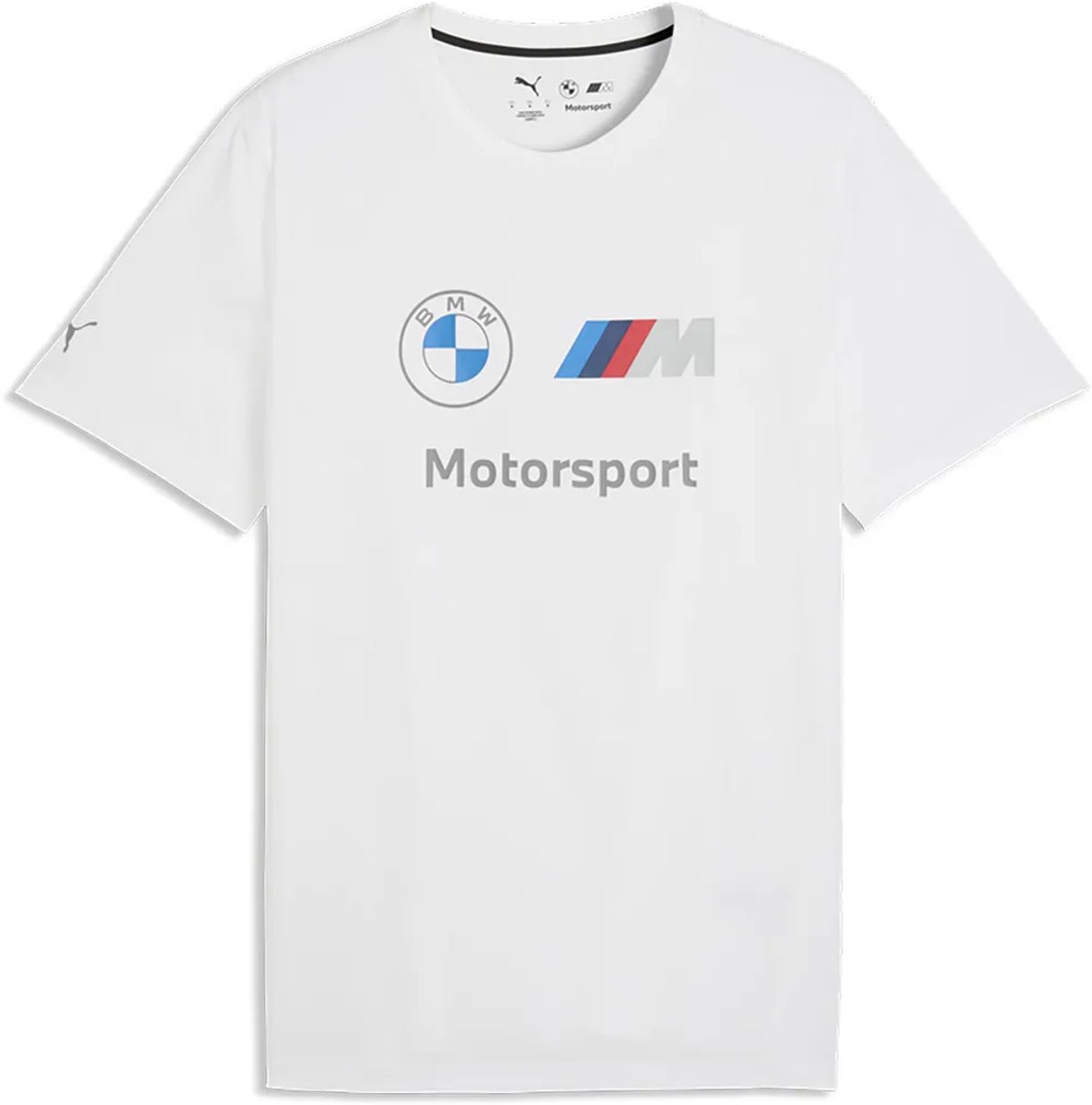 Puma Bmw Mms Ess 635430 T-shirt Met Korte Mouwen XL Man Wit