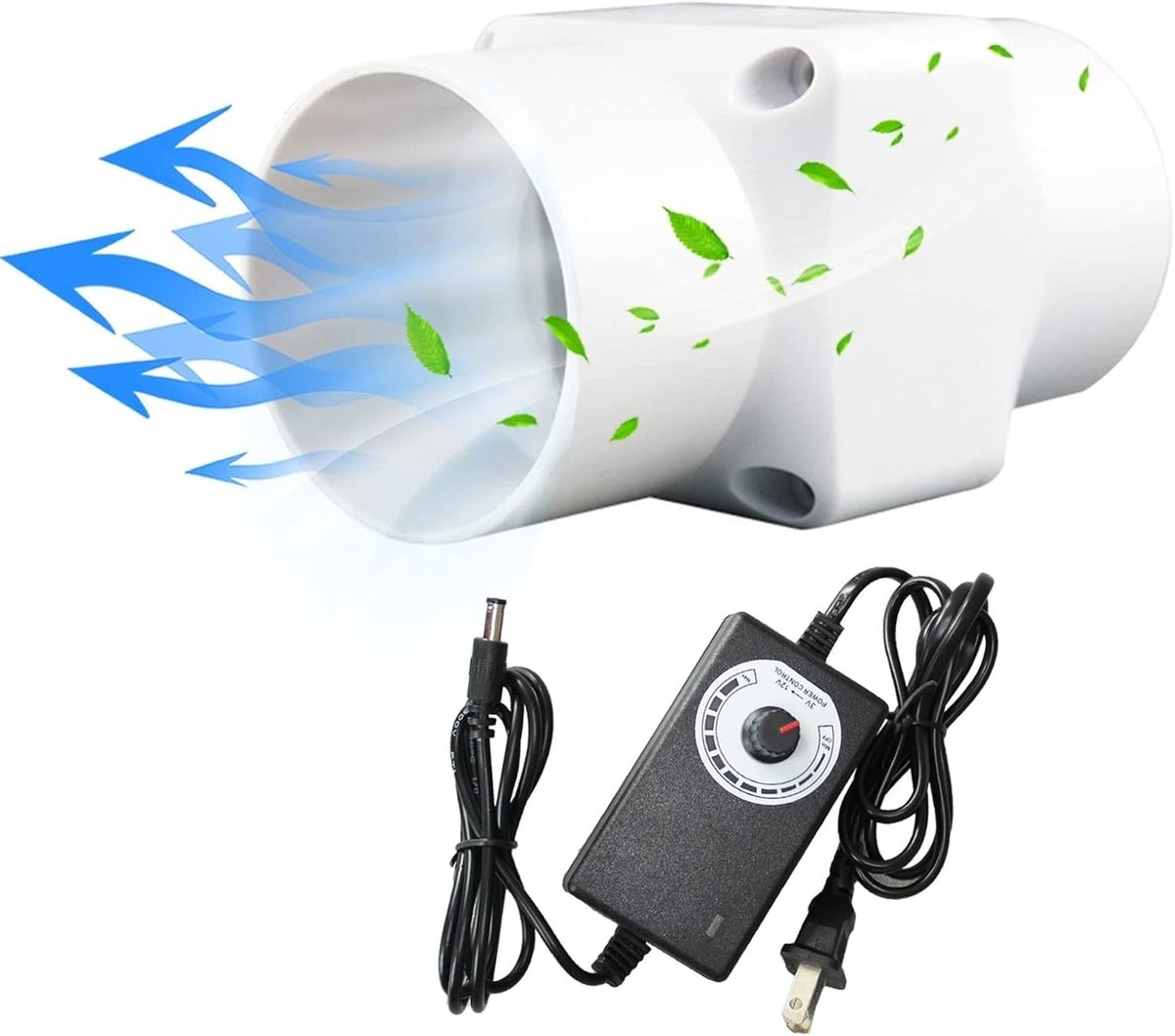 Inline Ventilator - Afzuigventilator Mini - Lucht Circulatie - Energiezuinig Koperen Motor