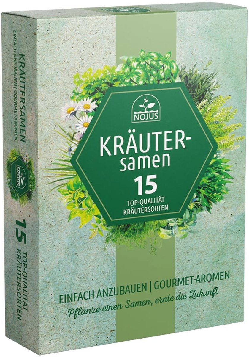 Dailygoods- Kruidenzaden Pakket - 14 Soorten - Biologische Plantenzaden - GMO-vrij - Culinaire Kruiden - Kiemkrachtige Zaden - Geschikt voor Binnenteelt