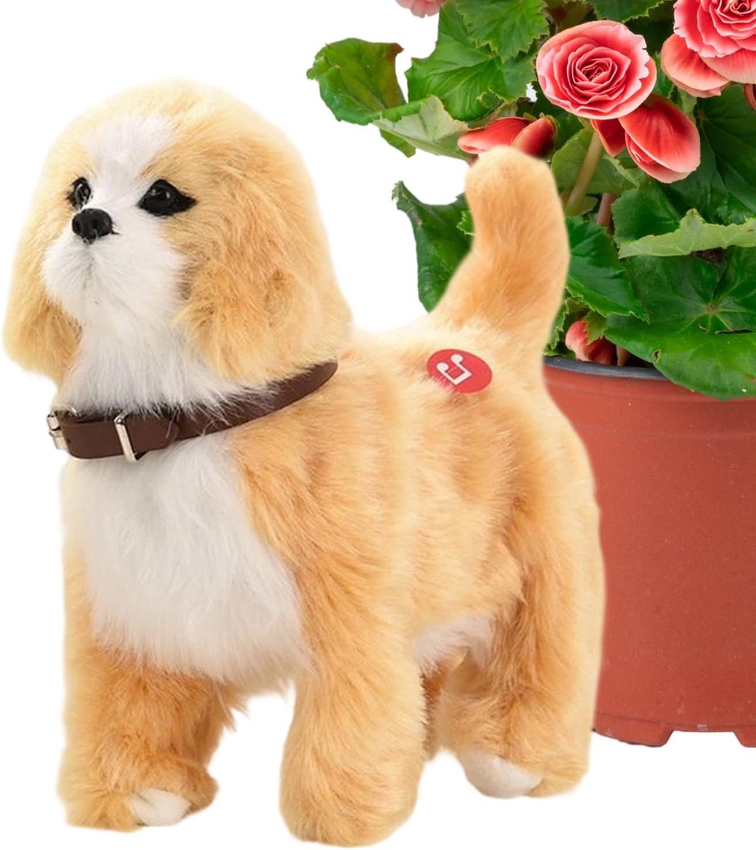 Elektronische Hond - Kwispelende Puppy - Interactief Spel - Met Muziek - 22x10 cm - Cavalier