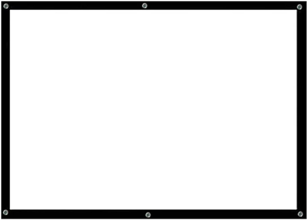 Projectiescherm - Projectiedoek - Thuisbioscoop - Kreukvrij - 84 inch - Grijs