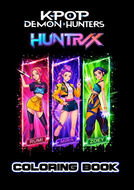 Kpop Demon Hunters Coloring Book - cover