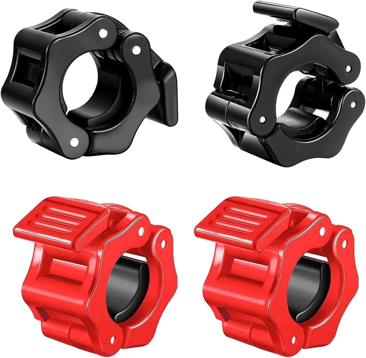 Olympische Halterstang Klemmen voor Gewichtheffen - 30mm Barbell Collars, Stevige Bevestiging en Veiligheid voor Training