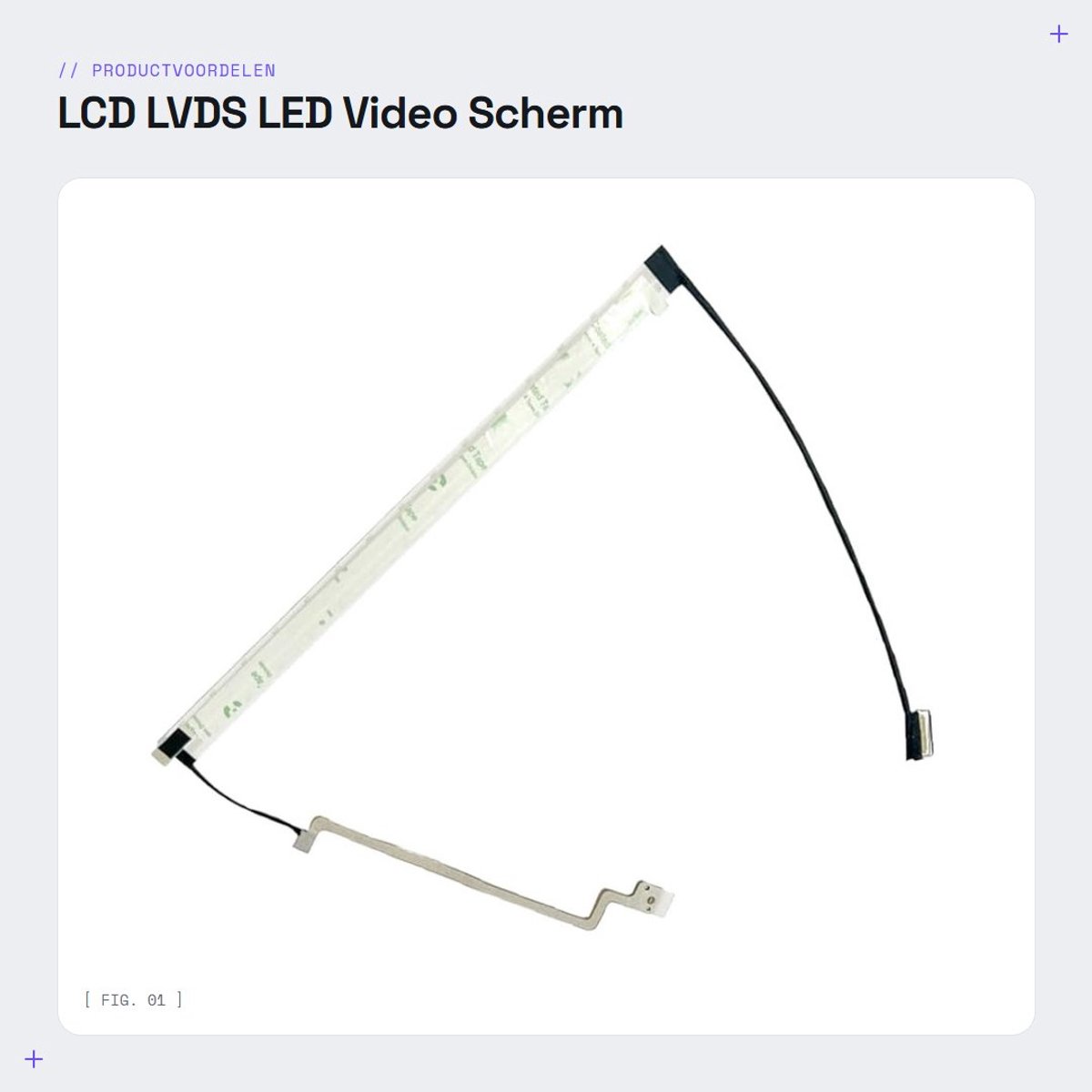 Dailygoods - LCD LVDS LED Video Scherm Flex Kabel voor Lenovo Thinkpad