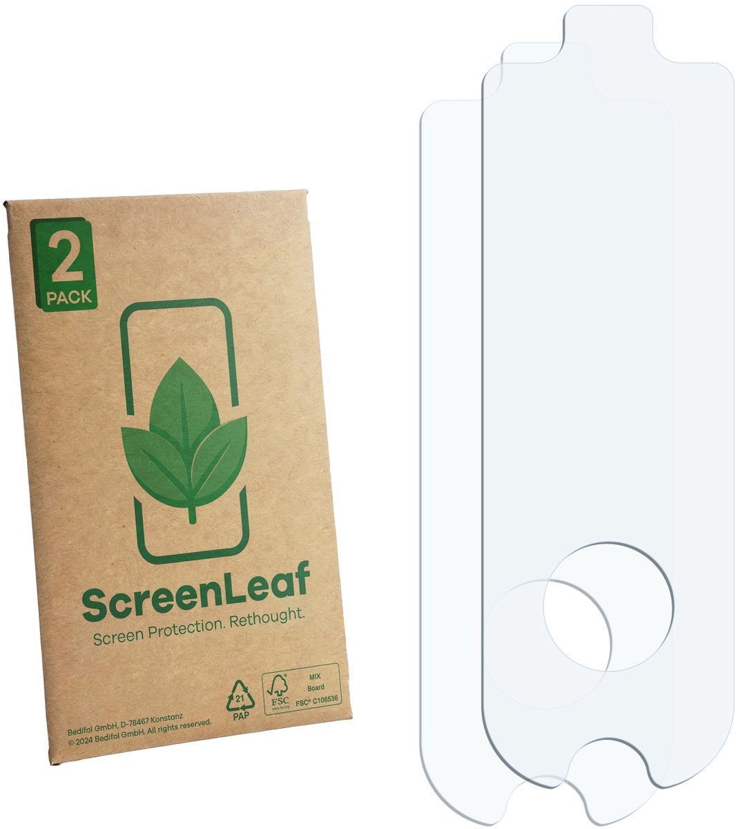 ScreenLeaf - Screenprotector voor Segway Ninebot KickScooter MAX G2D - Duurzame schermbescherming Folie Beschermfolie transparant 2 Stuks – foto 5