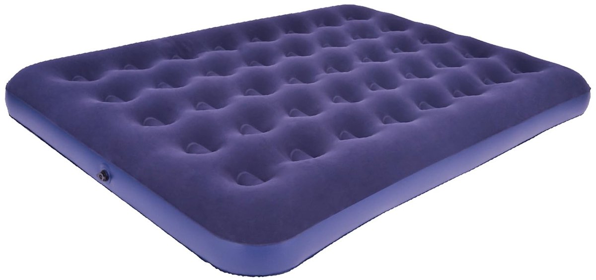 Dailygoods- Luchtmatras Dubbel Formaat - Opblaasbaar Bed - Camping Slaapmat - Gratis Vervangingsservice - PVC Materiaal - Snelle Opblaasfunctie - Opblaasbed