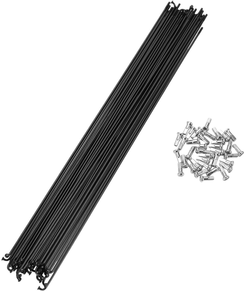 Dailygoods- Spaken 14G 280MM - Wielspaakset - Stalen Spaken - Upgrade voor Duurzaamheid - 36 Stuks - Antivibratie Eigenschappen - Fietsvelgspaken