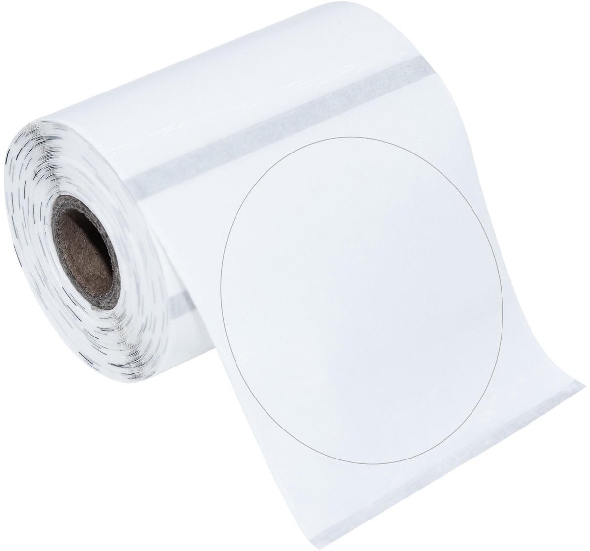 Dailygoods - Zelfklevende Ronde Etiketten 50 x 50 mm - Transparante Labeltape