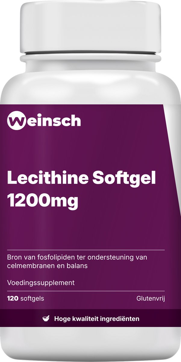 Weinsch Lecithine Softgel 1200mg | 1740mg | 120 softgels