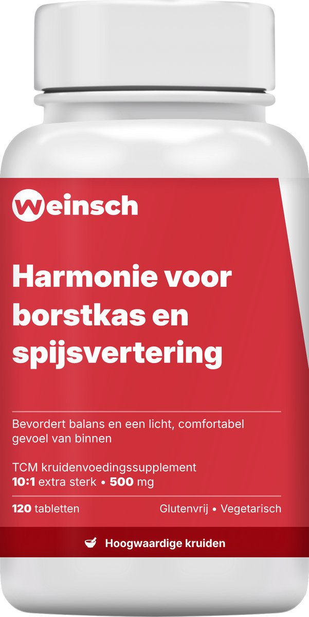 Weinsch Harmonie voor borstkas en spijsvertering (Er Chen Pian) | 10:1 extra sterk | 500mg | 120 tabletten