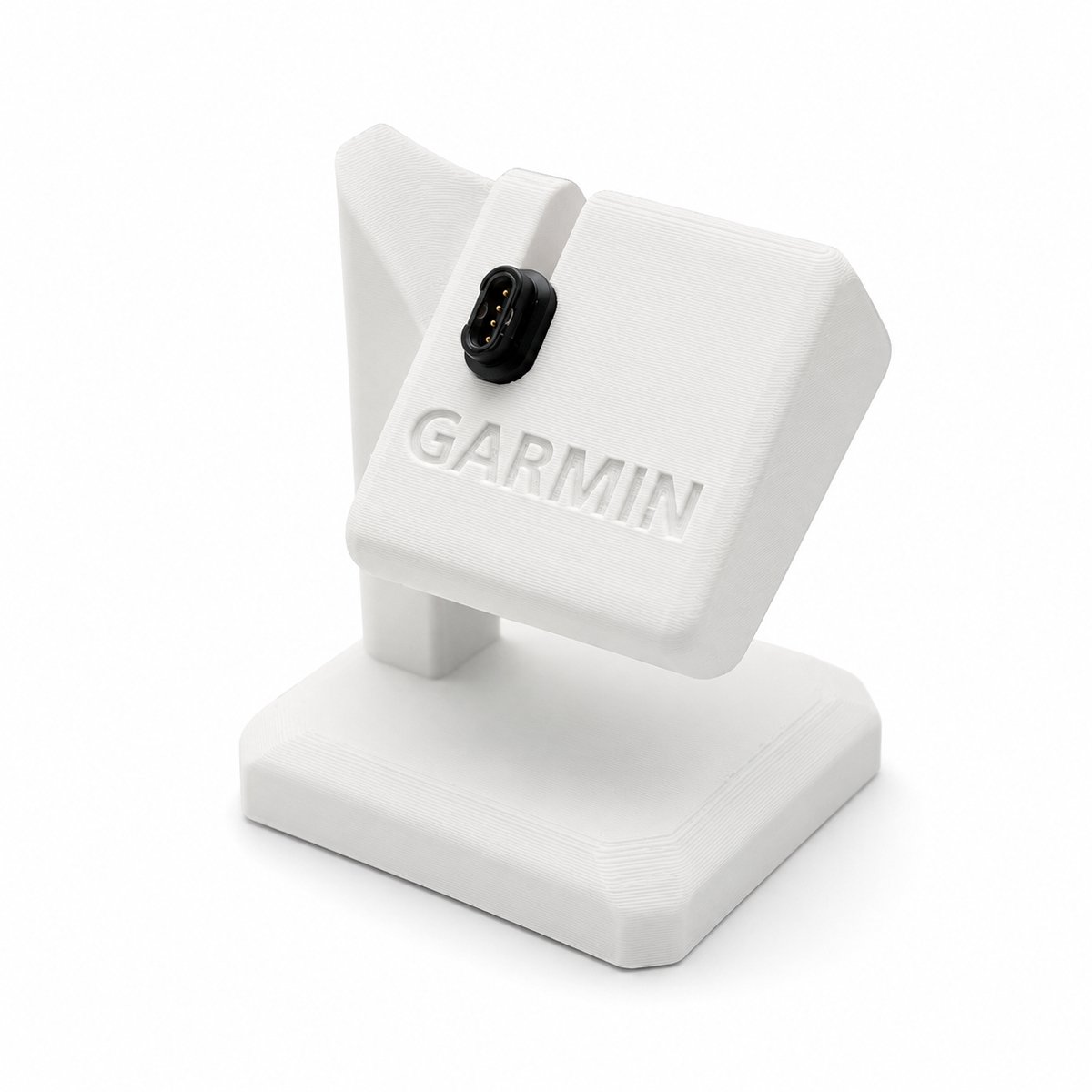 Skushy Oplaadstandaard Compatibel met Garmin Forerunner Fenix Epix - Garmin Horloge Houder - Sporthorloge Laadstation - Bureau Dock - Kabelhouder - Smartwatch Oplader Houder - Wit