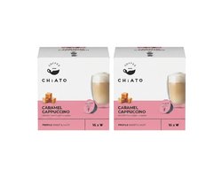 Koffiecapsules compatibel met NESCAFÉ® Dolce Gusto® CHiATO Caramel Cappuccino, 16 st.