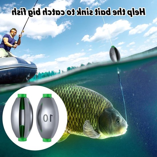 Hengelloodset met 50 stuks, variërend van 2 g tot 20 g, inclusief siliconen stoppers, ideaal voor zeevisserij, zoetwatervissen en outdoor activiteiten — afbeelding 2